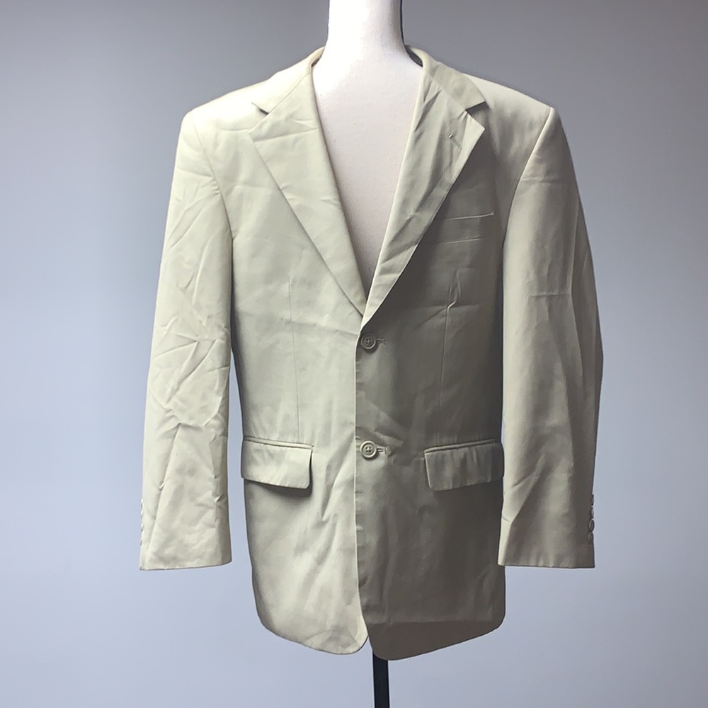 Fellini Uomo Tan Blazer 38